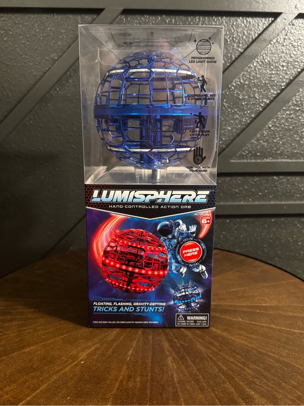 Hand-Controlled Action Orb – Blue